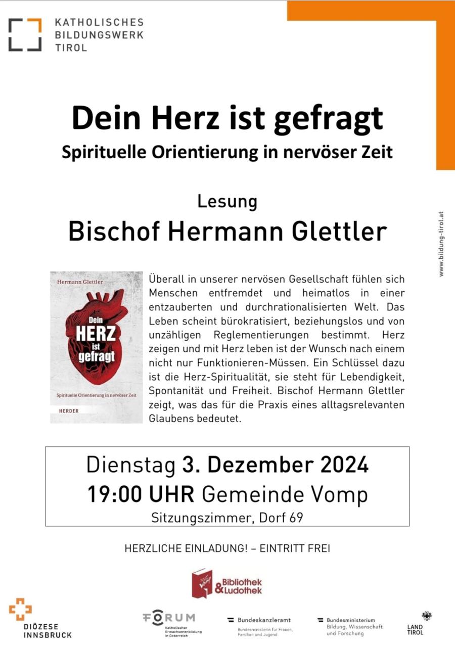 Lesung Bischof Hermann Glettler