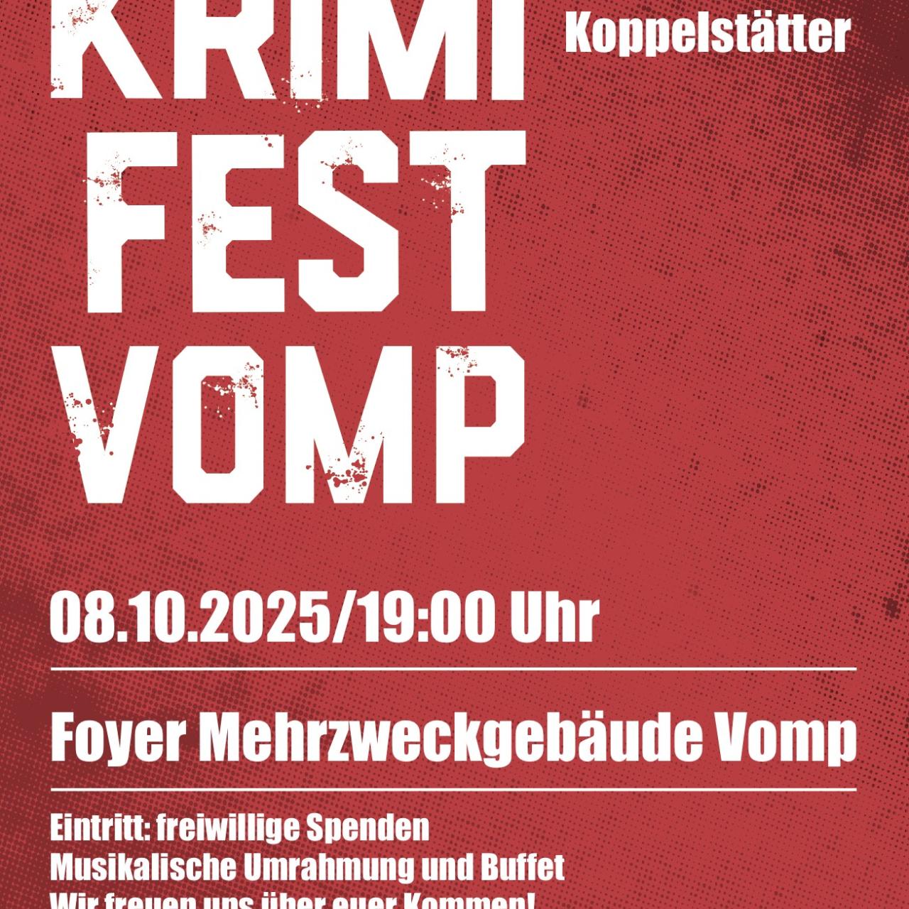 Krimifest mit Lenz Koppelstätter